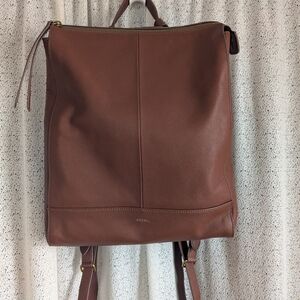 Fossil Elina Large Real Leather Women's Convertible Backpack